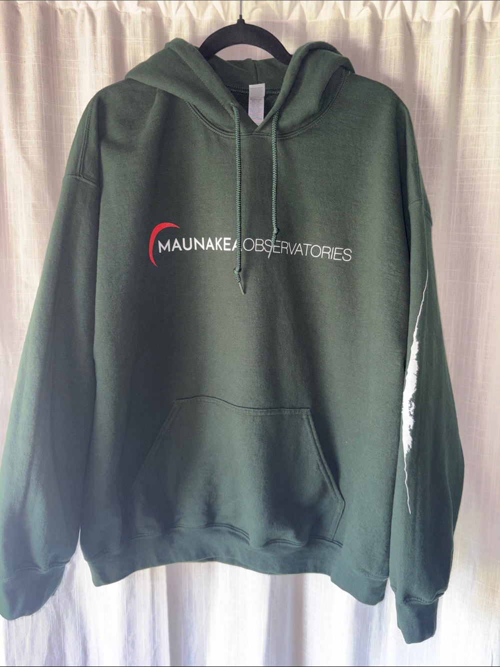 Menâs Dark Green Hooded Sweatshirt